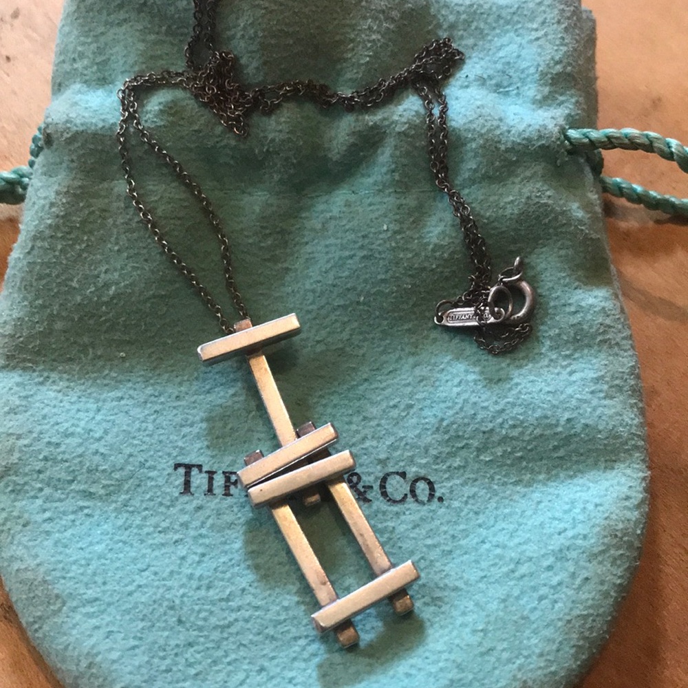 Frank Gehry Axis silver necklace